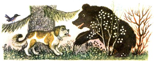 Полкан и медведь — русская народная сказка. Читать онлайн.